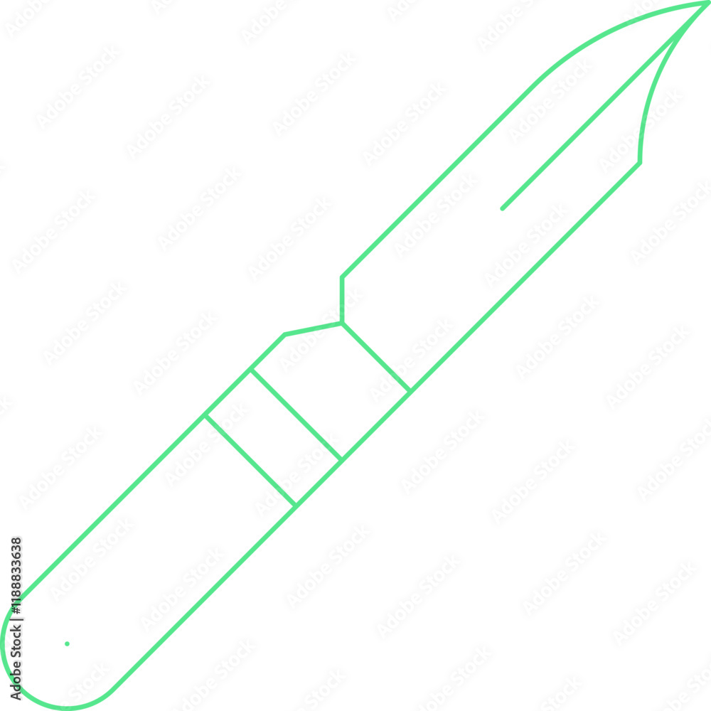 Construction Knife icon single vector illustration Construction Knife icon single vector illustration
