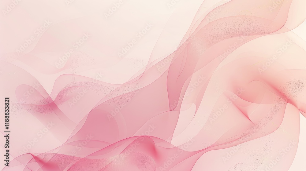 Obraz premium Abstract Pink Fluid Wallpaper