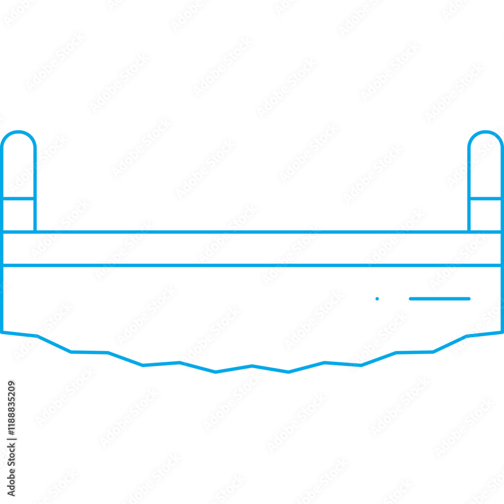 Two Man Saw icon single vector illustration Two Man Saw icon single vector illustration