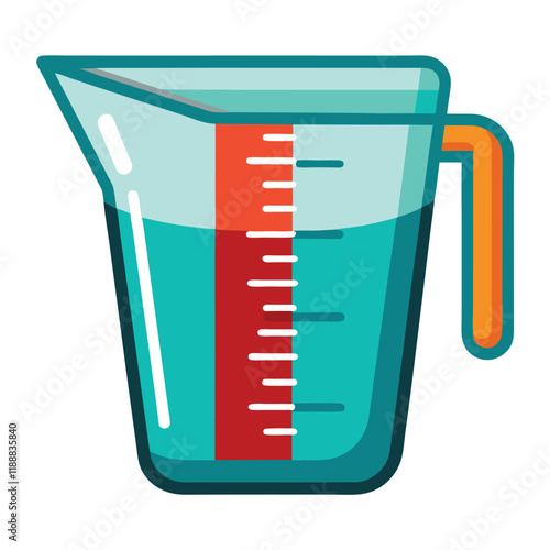 illustration of a measuring cup