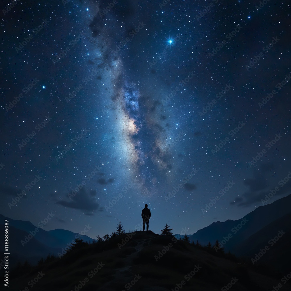 person on a mountain see beautiful sky person on a mountain see beautiful sky
