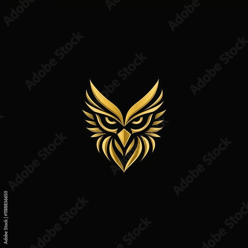 Elegant Owl Vector Graphic Design Art. Artistic Owl Vector Illustration. Stylish Owl Graphic Design. Modern Owl Vector Artwork. Creative Owl. Design for Digital Projects. Owl Graphic Art for Branding photo