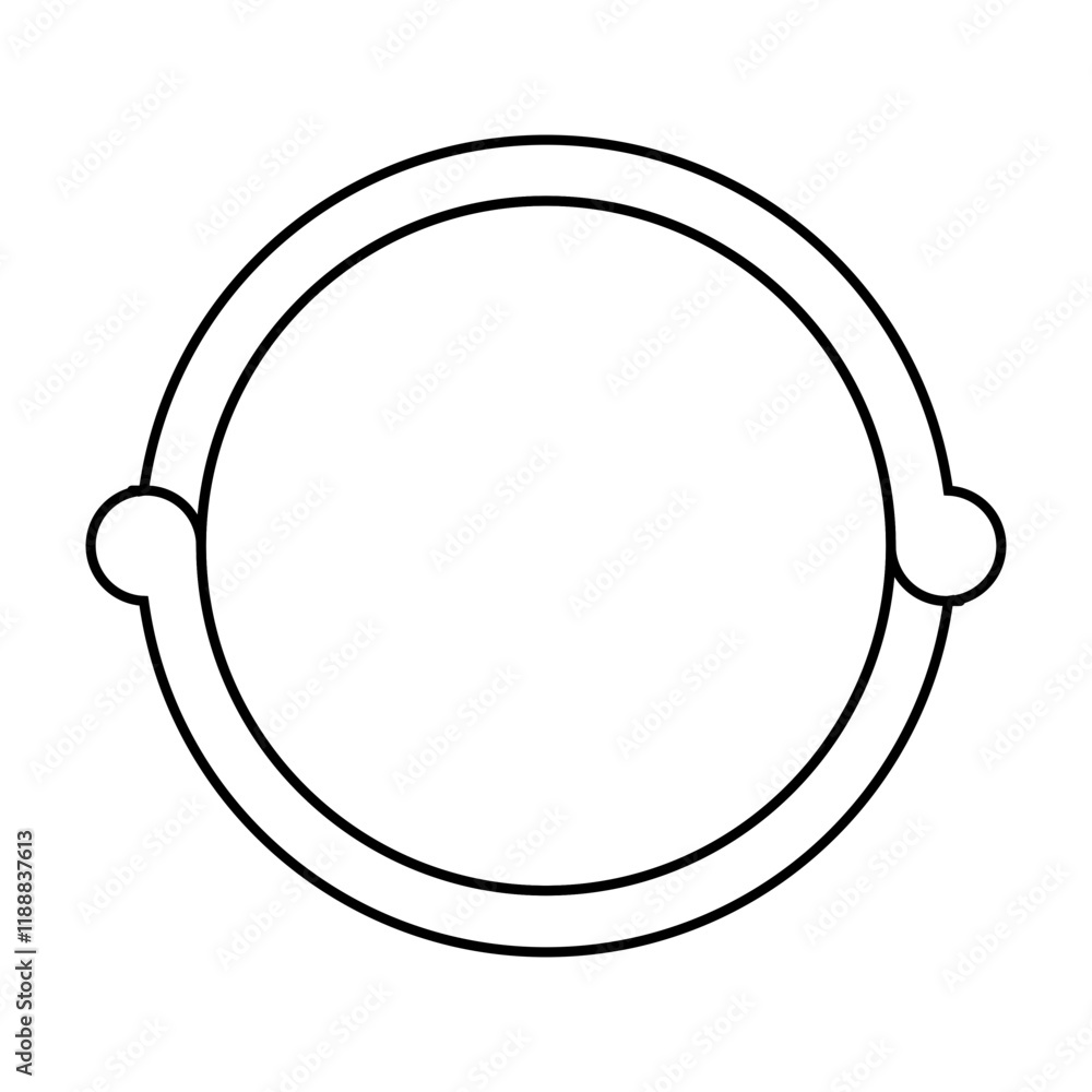 illustration of a circle illustration of a circle