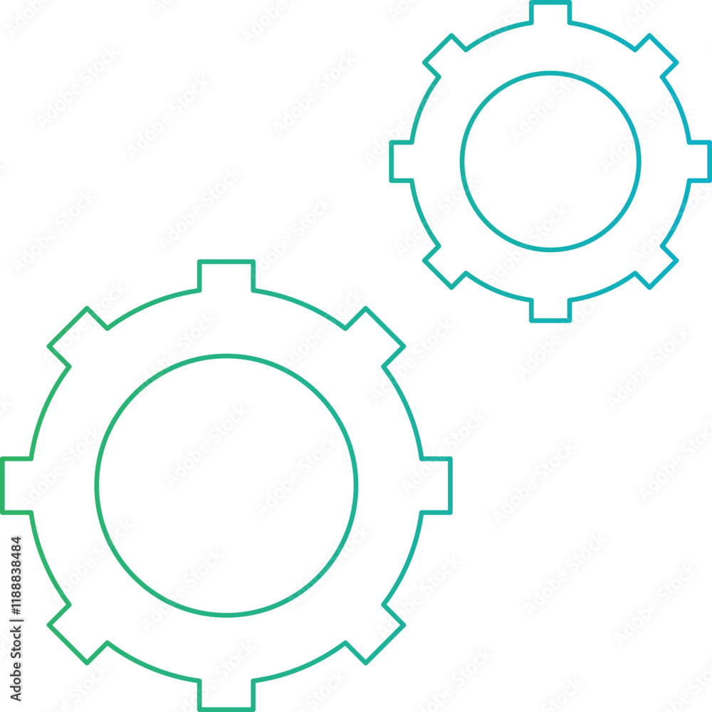 Gear Wheel Drawing icon single vector illustration Gear Wheel Drawing icon single vector illustration