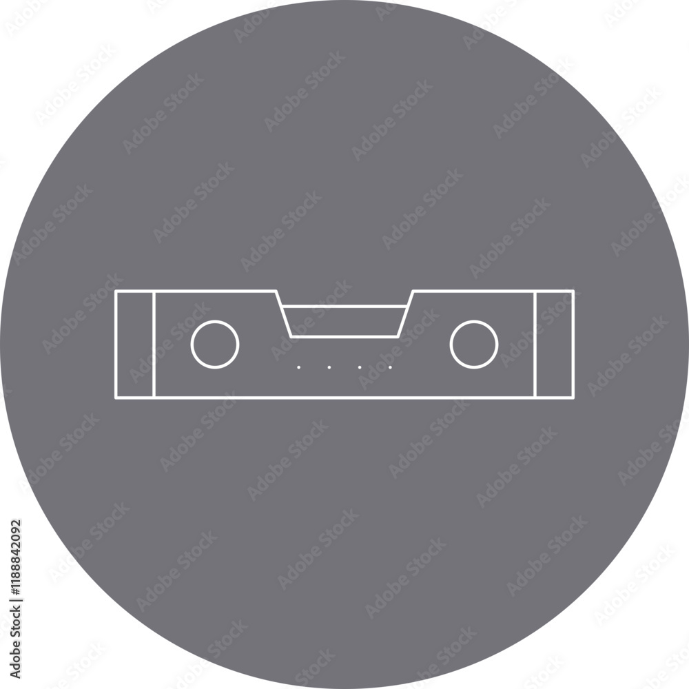 Level Tool icon single vector illustration Level Tool icon single vector illustration