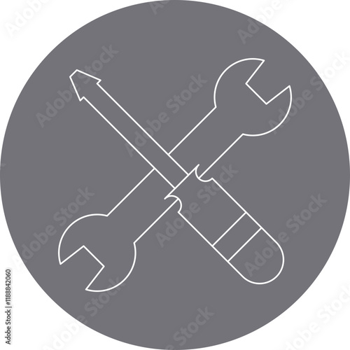 Layout Tools icon single vector illustration photo