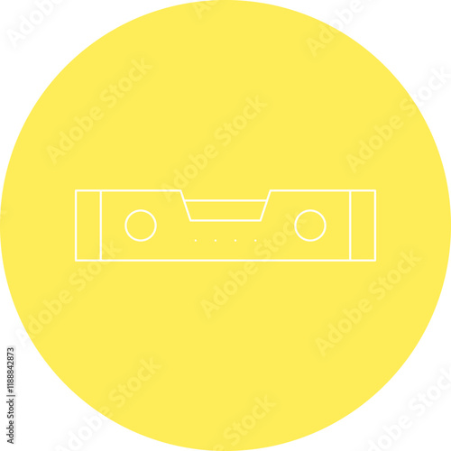 Level Tool icon single vector illustration photo