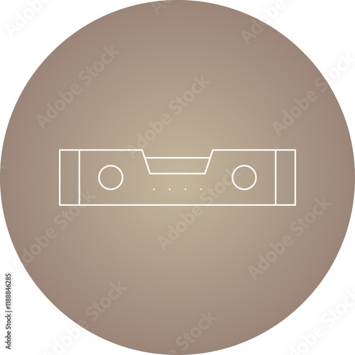 Level Tool icon single vector illustration photo