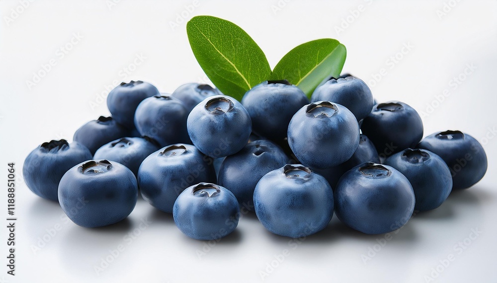Fototapeta premium blueberries isolated on white background