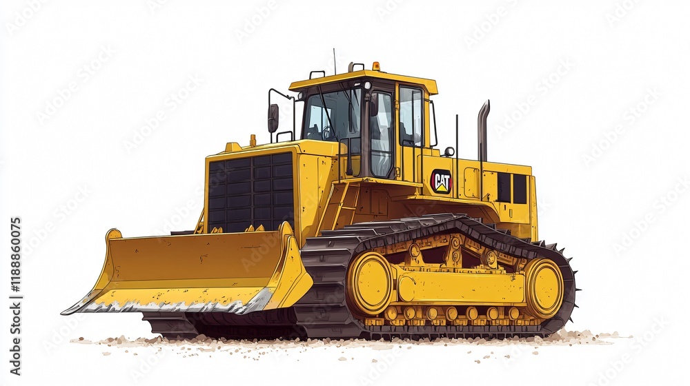 Obraz premium Ultimate Military Bulldozer for Heavy Earthmover Operations