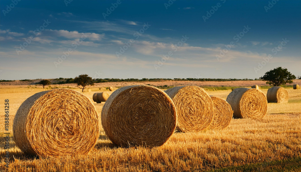 hay bales on the east texas landscape hay bales on the east texas landscape
