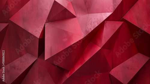 Wallpaper Mural Abstract Red Geometric Wallpaper Torontodigital.ca