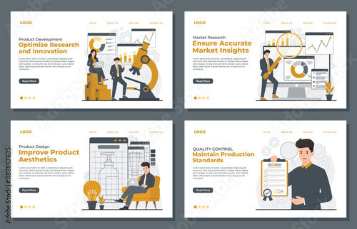 Landing page template integrating product development, product design, market research, and quality control to optimize workflows, enhance solutions, and ensure compliance iso 9001