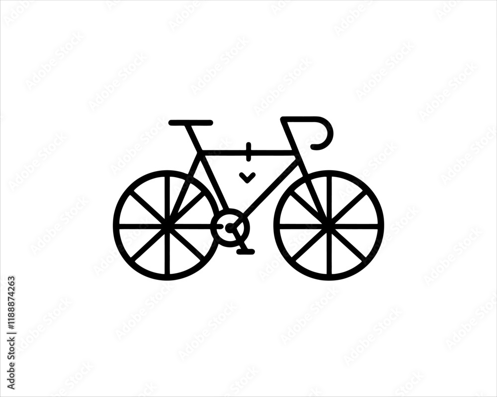 bicycle isolated on white bicycle isolated on white