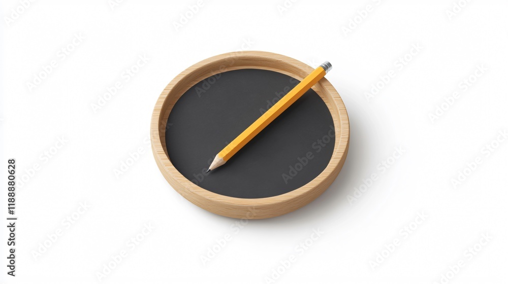 3D Isolated Notepad and Pencil Icon for Writing Center Solutions 3D Isolated Notepad and Pencil Icon for Writing Center Solutions