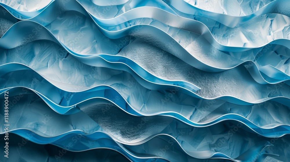 Obraz premium Abstract Blue Wave Wallpaper