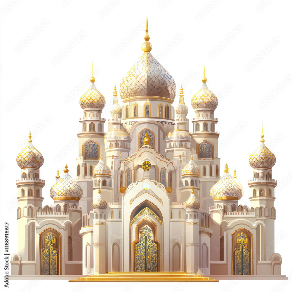 Obraz premium Ornate Golden Dome Palace