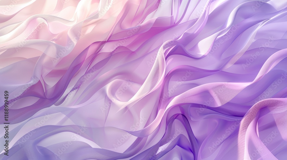 Fototapeta premium Abstract Purple and Pink Fabric Drape Wallpaper