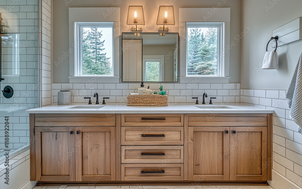 Compact home bathroom featuring clever storage solutions and a floating vanity, maximizing space while maintaining a modern and functional design.
Compact home bathroom featuring clever storage solutions and a floating vanity, maximizing space while maintaining a modern and functional design.