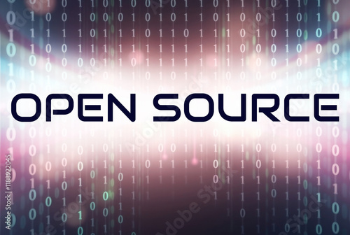 Wallpaper Mural OPEN SOURCE text inscription phrase meaning technological background Torontodigital.ca