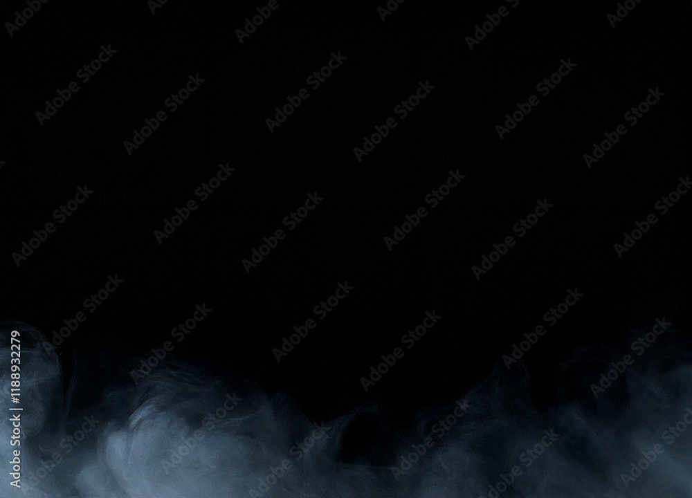 just beginning to rise of a cloud of fog and smoke on a black background just beginning to rise of a cloud of fog and smoke on a black background