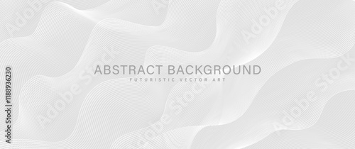 Premium background design with white line pattern and 3d background. Abstract futuristic vector template for cover design, business banner, brochure, prestigious voucher, luxe invite.