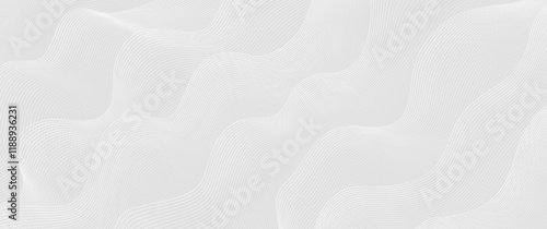 Premium background design with white line pattern and 3d background. Abstract futuristic vector template for cover design, business banner, brochure, prestigious voucher, luxe invite.