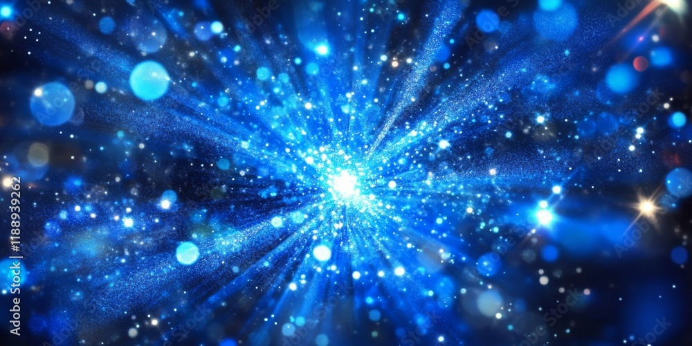 A mesmerizing and enchanting blue winter background filled with sparkling lights and swirling patterns that evoke a truly magical, whimsical, and festive atmosphere, ideal for any holiday season A mesmerizing and enchanting blue winter background filled with sparkling lights and swirling patterns that evoke a truly magical, whimsical, and festive atmosphere, ideal for any holiday season