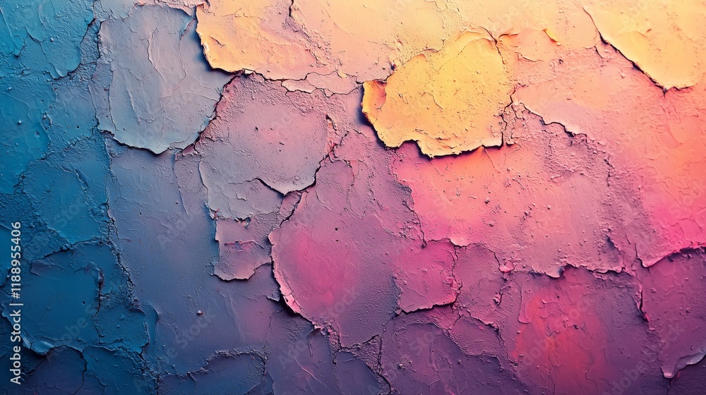 Colorful Abstract Background with Cracked Texture and Gradient Shades Colorful Abstract Background with Cracked Texture and Gradient Shades