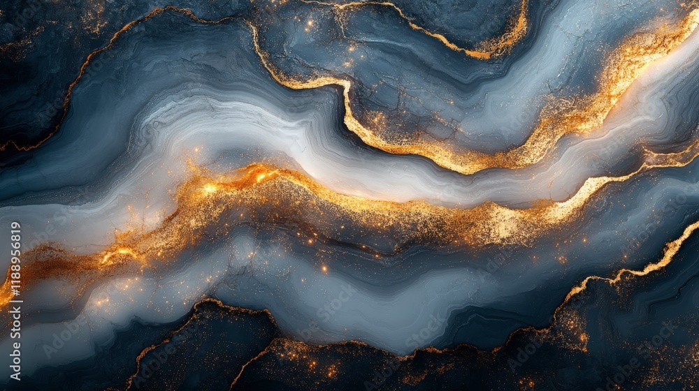 Abstract Background - Luxurious Black and Gold Marble Texture Abstract Background - Luxurious Black and Gold Marble Texture
