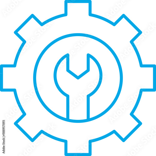 Repair icon single vector illustration photo