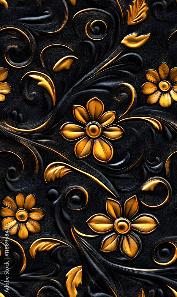 Creative Seamless Pattern 2D Doodle Floral Illustrations for wallpaper, card, tile. Creative Seamless Pattern 2D Doodle Floral Illustrations for wallpaper, card, tile.