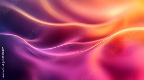 Wallpaper Mural Abstract Pink Orange Wave Gradient Background Torontodigital.ca