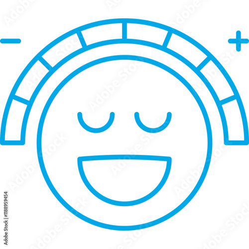 Attitude icon single vector illustration