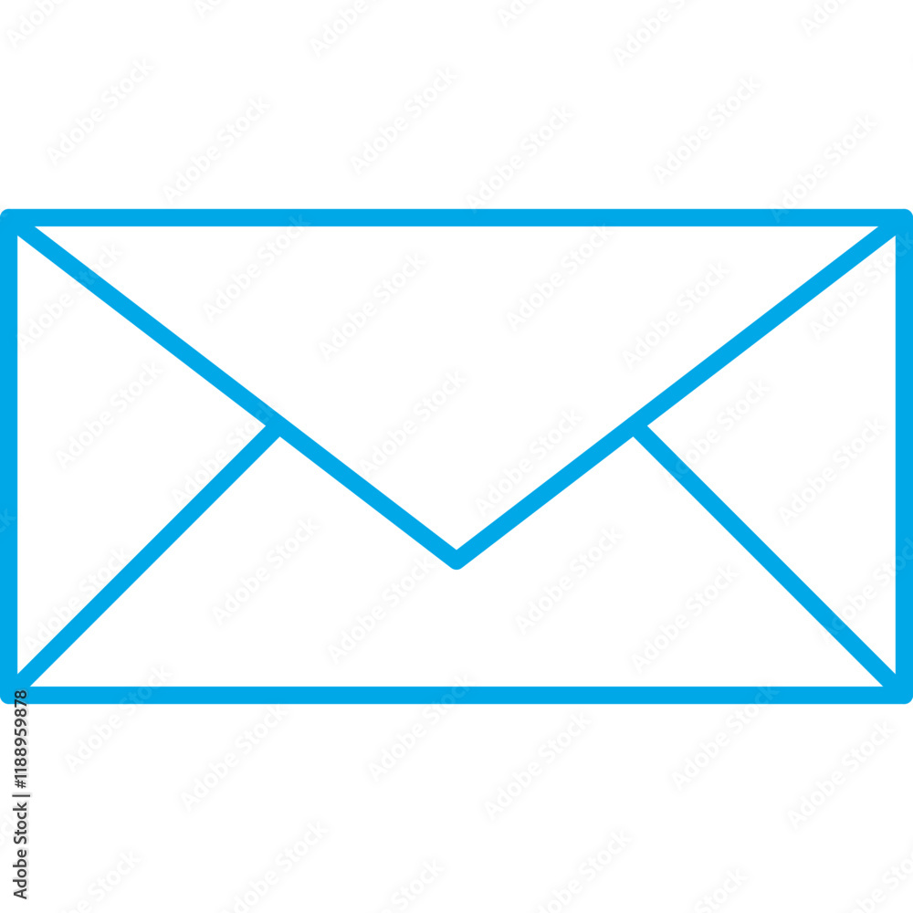 Email icon single vector illustration Email icon single vector illustration