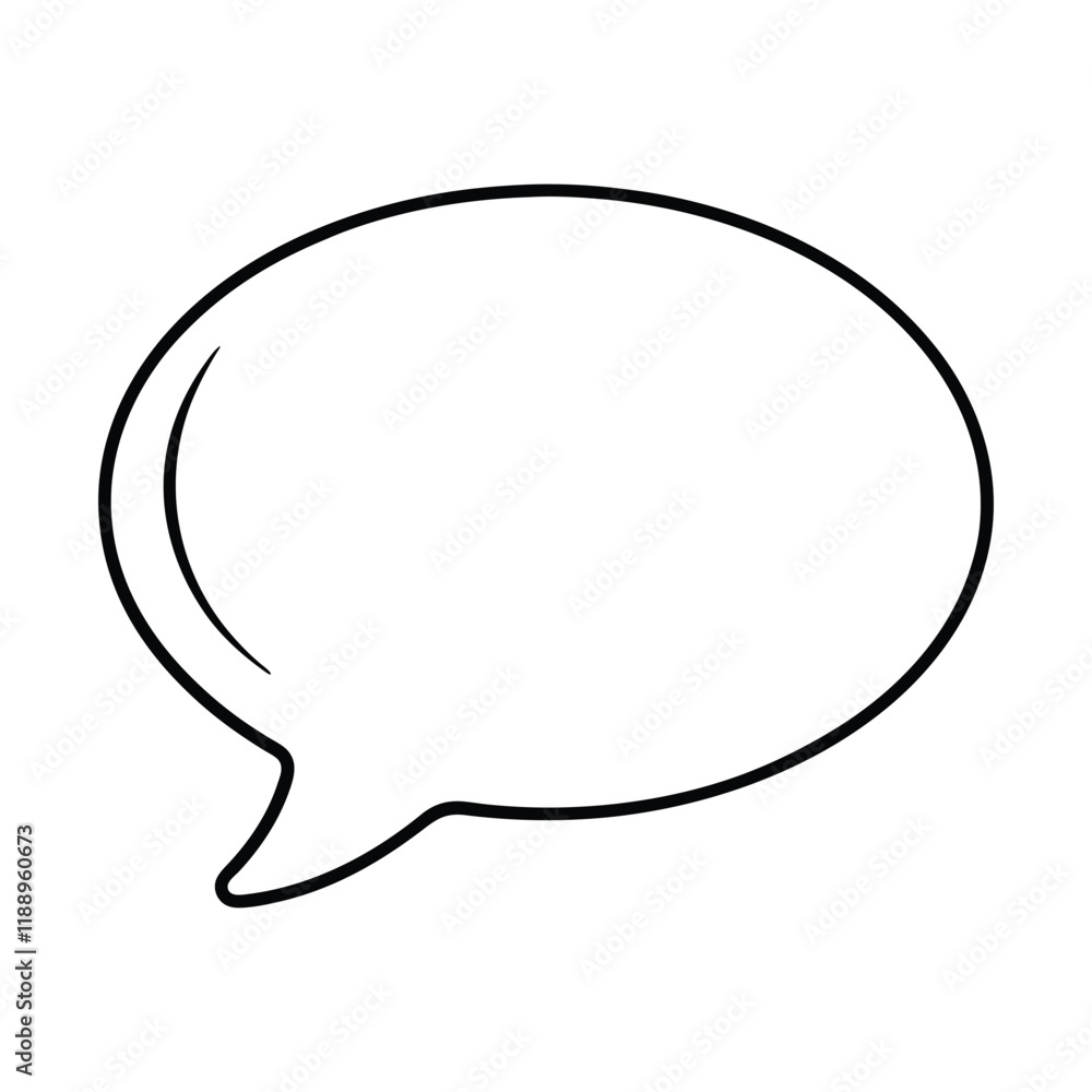 Minimalistic line art of a chat bubble, featuring clean, smooth outlines that form a rounded or rectangular speech balloon, often symbolizing communication or conversation. Minimalistic line art of a chat bubble, featuring clean, smooth outlines that form a rounded or rectangular speech balloon, often symbolizing communication or conversation.