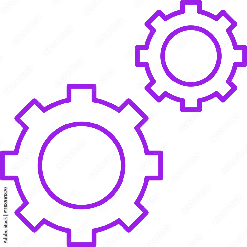 Setting icon single vector illustration Setting icon single vector illustration