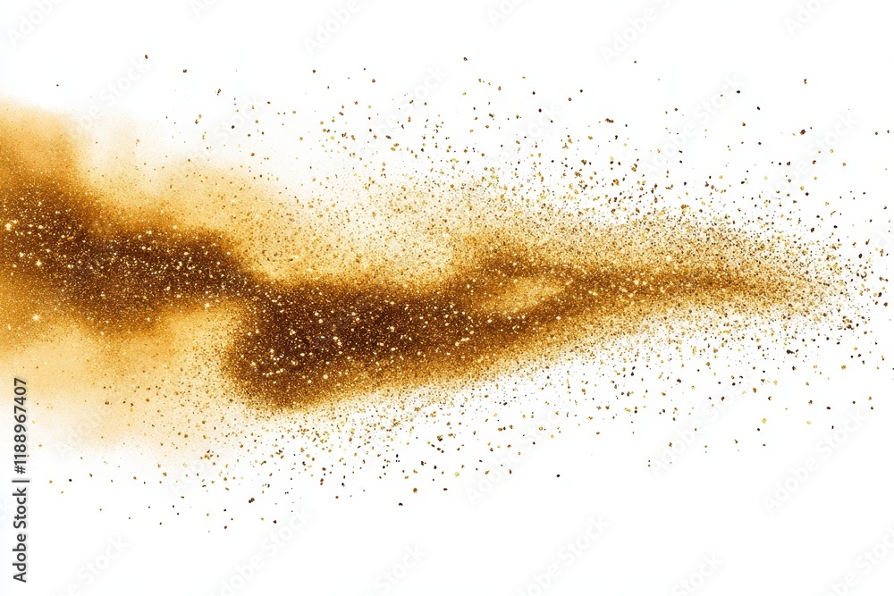 Golden Glitter Explosion Abstract Background Design Golden Glitter Explosion Abstract Background Design