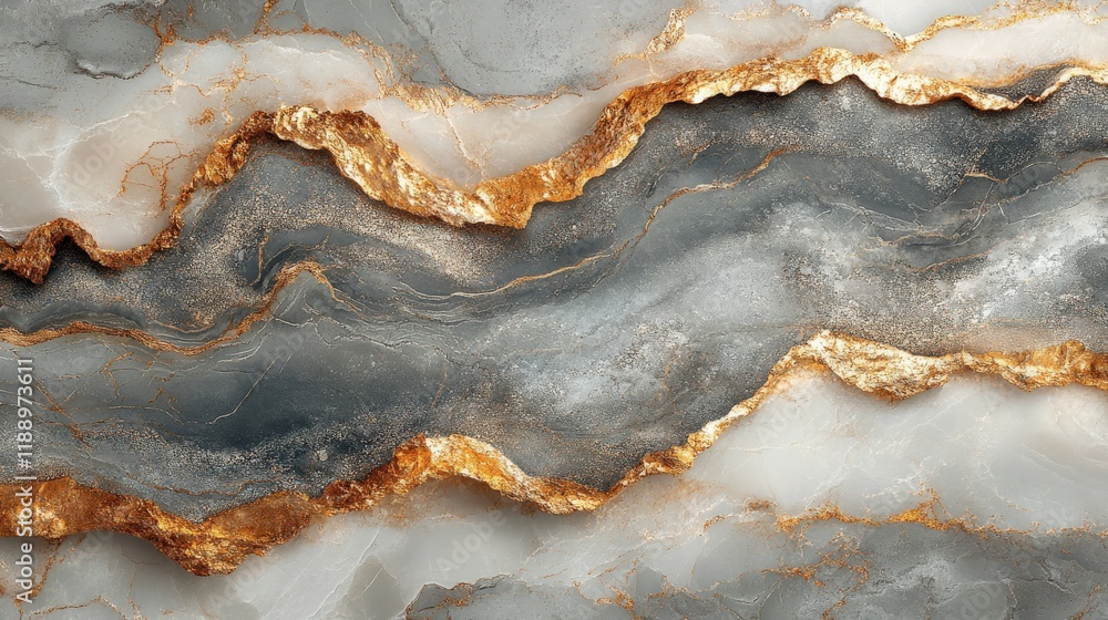 Fototapeta premium Abstract Background - Luxurious Marble Texture with Gold Veins