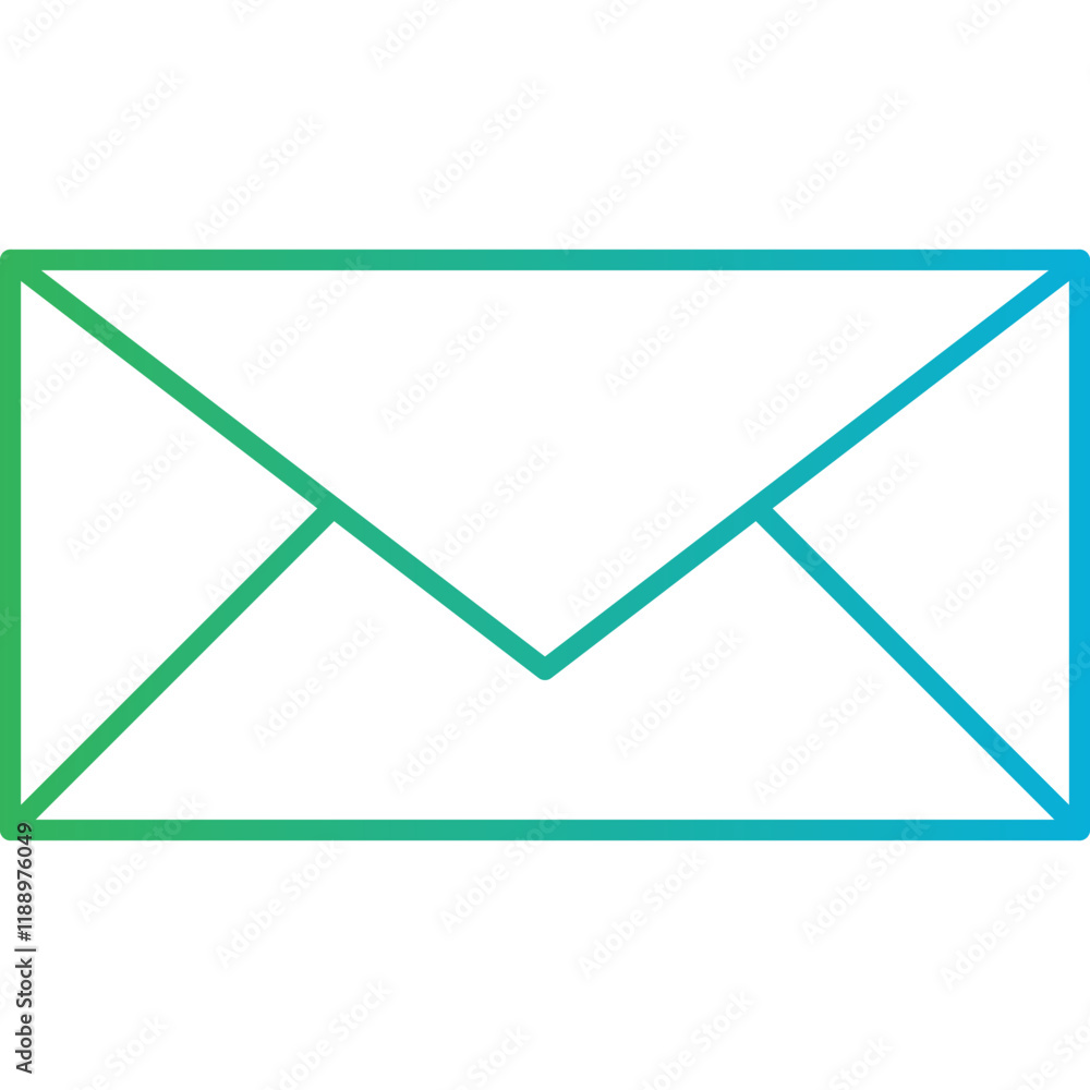 Email icon single vector illustration Email icon single vector illustration
