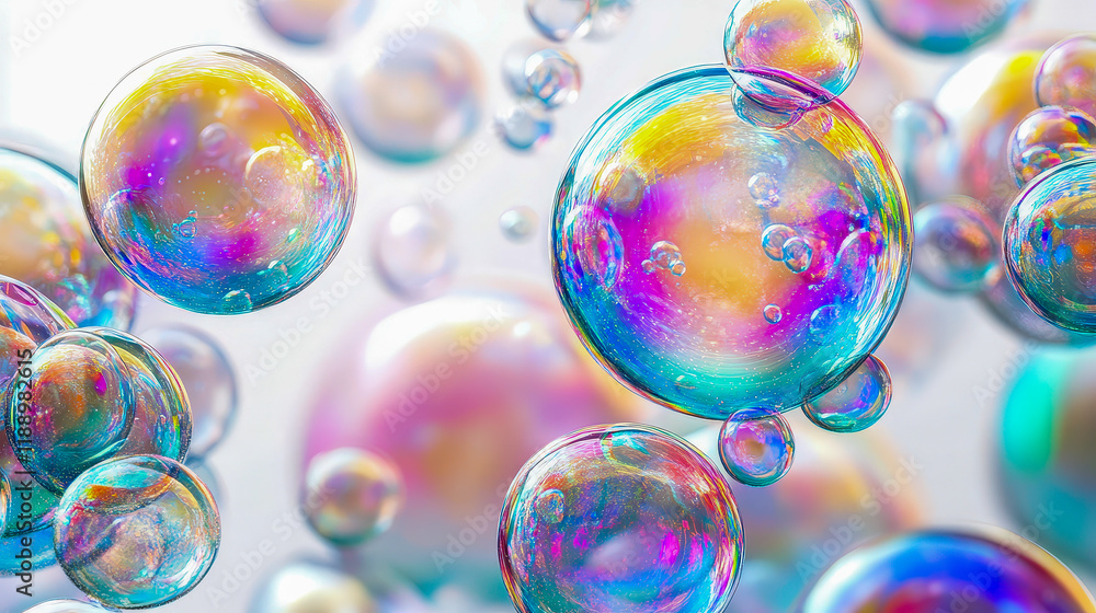 custom made wallpaper toronto digitalColorful bubbles reflecting light create an enchanting atmosphere in a dreamy landscape filled with wonder and magic