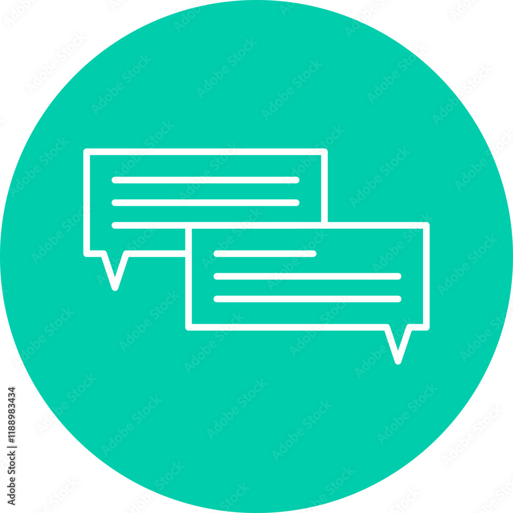Conversation icon single vector illustration Conversation icon single vector illustration