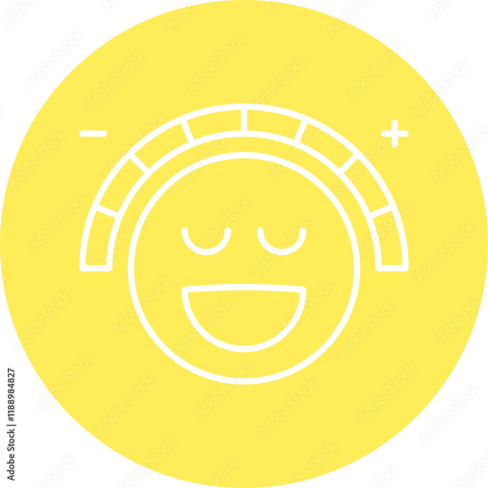 Obraz premium Attitude icon single vector illustration