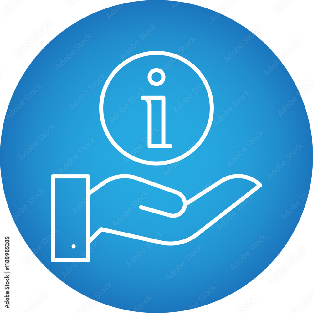 Information icon single vector illustration Information icon single vector illustration