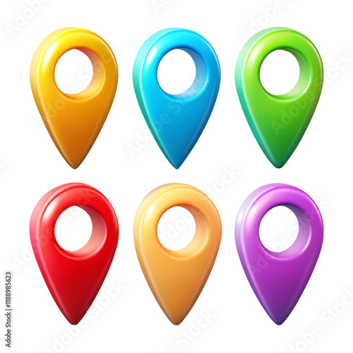 Free Download Set of location pin icons - GFXLoad