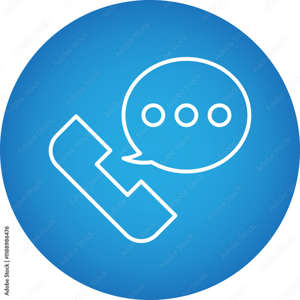 Call icon single vector illustration Call icon single vector illustration