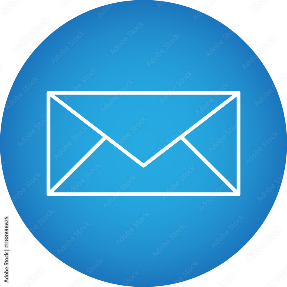 Email icon single vector illustration Email icon single vector illustration