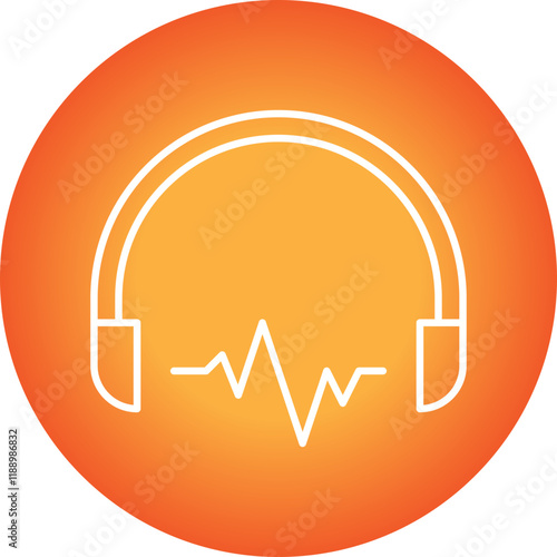 Listen icon single vector illustration