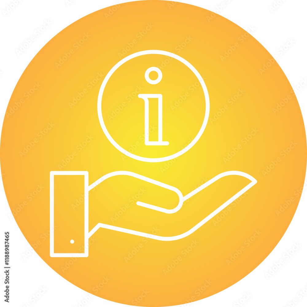 Information icon single vector illustration Information icon single vector illustration