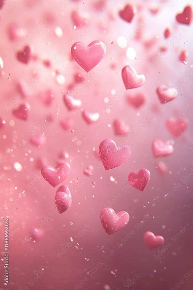 Valentine’s Day greeting card background template with heart shape Valentine’s Day greeting card background template with heart shape